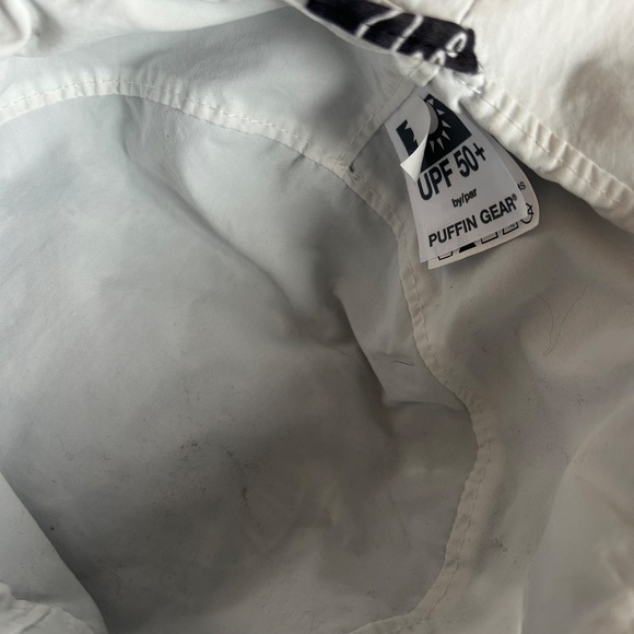 Puffin Gear Black & White Animal Print UPF 50 Bucket Style Sun Hat - Picture 9 of 13